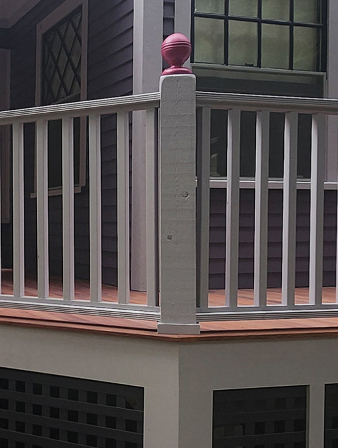 Before house repainting