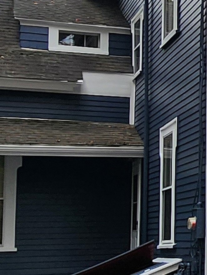 Before house repainting