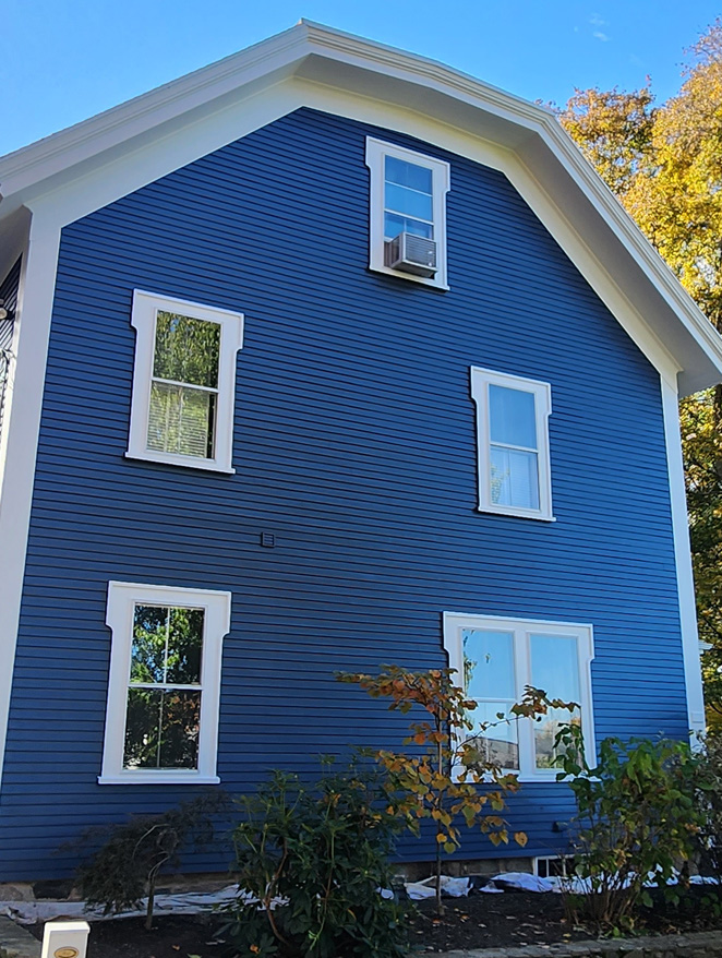 Before house repainting