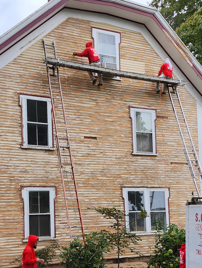 After house repainting