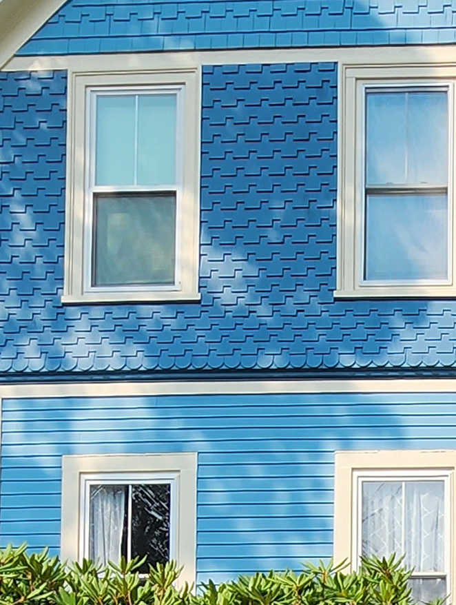 Before house repainting