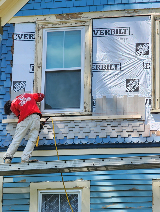 After house repainting