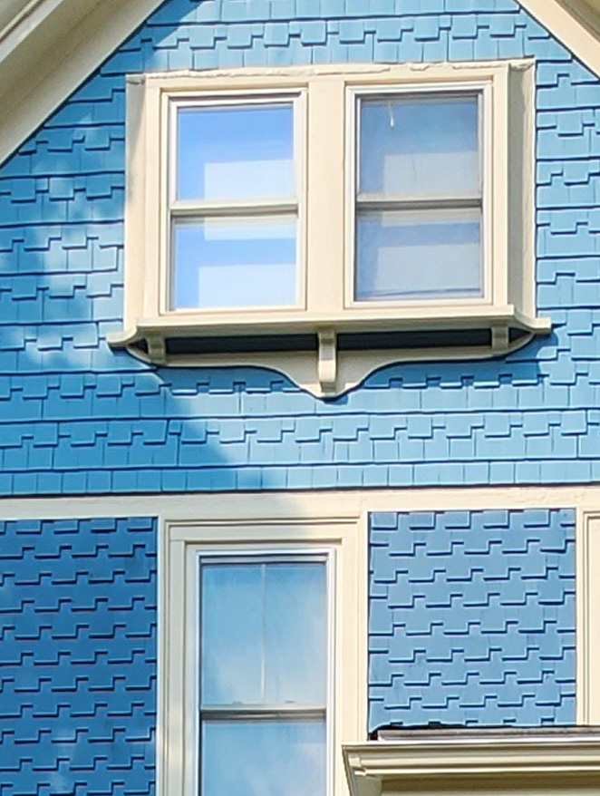 Before house repainting