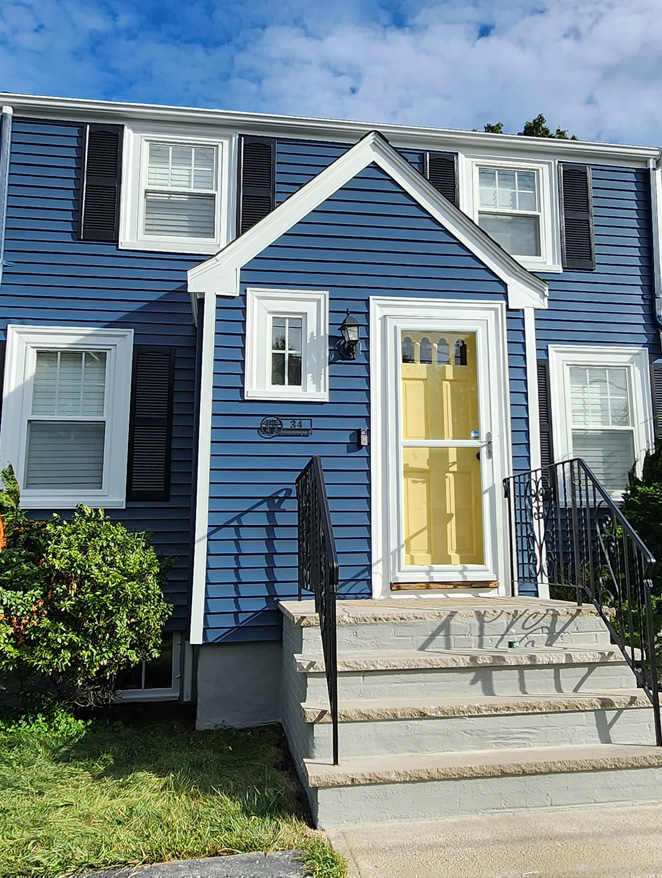 Before house repainting