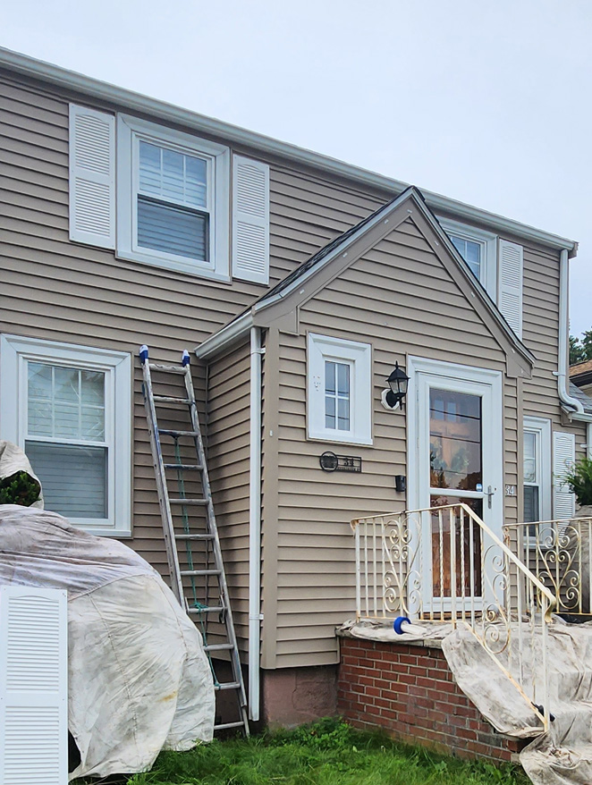 After house repainting