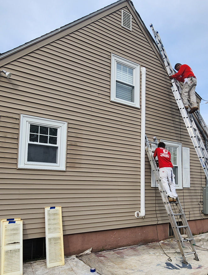 After house repainting