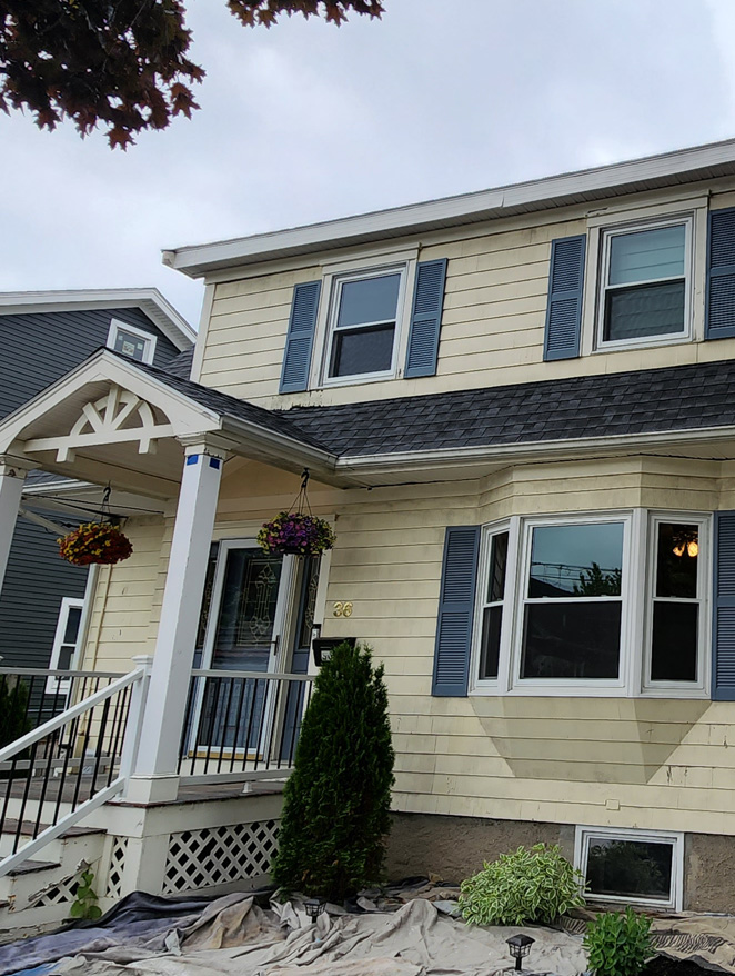 After house repainting