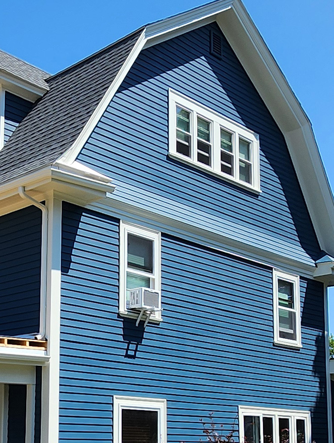 Before house repainting