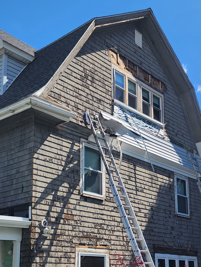 After house repainting