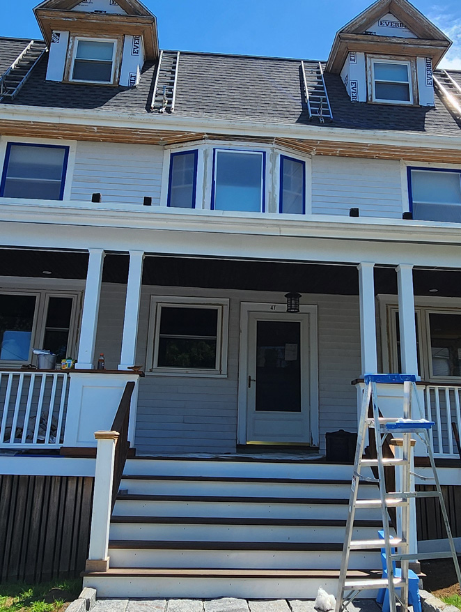 After house repainting