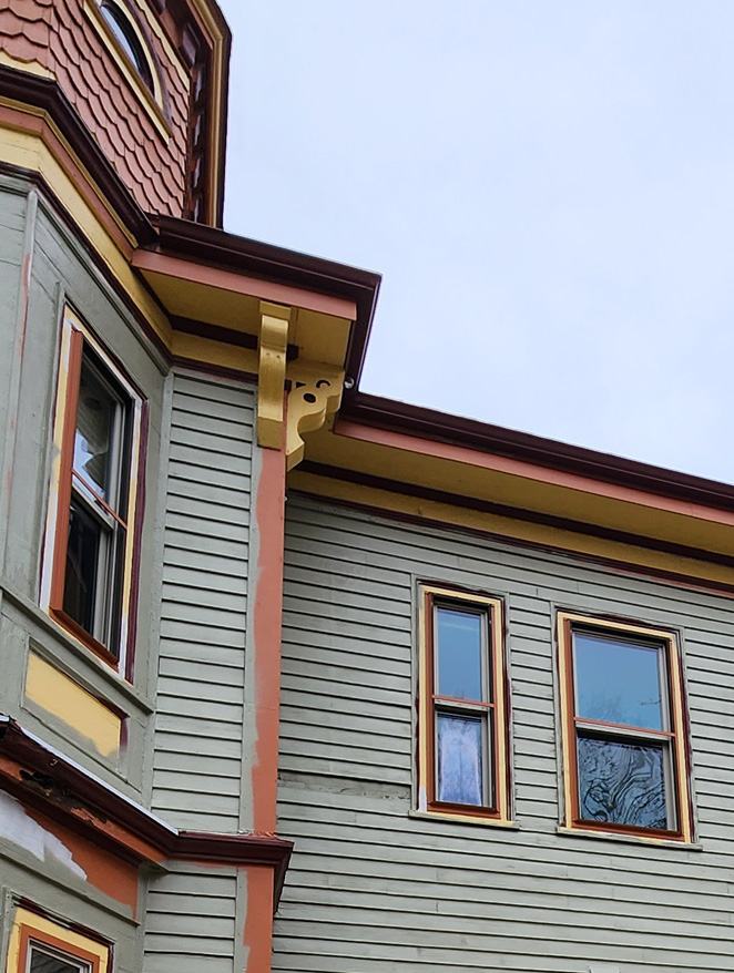 After house repainting