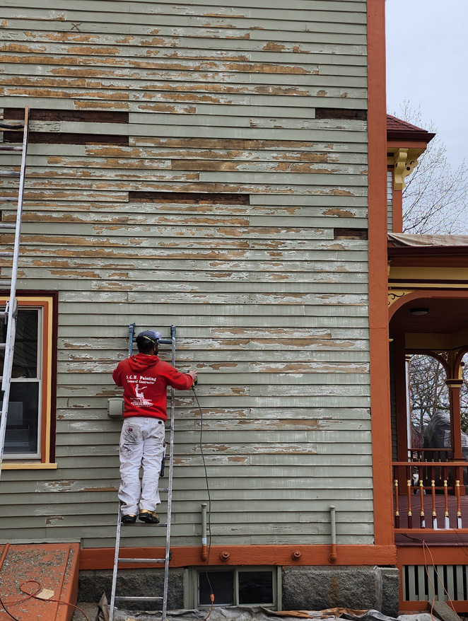 After house repainting