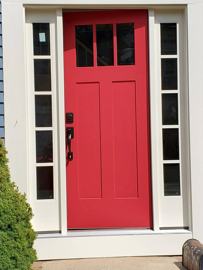 Before exterior home painting